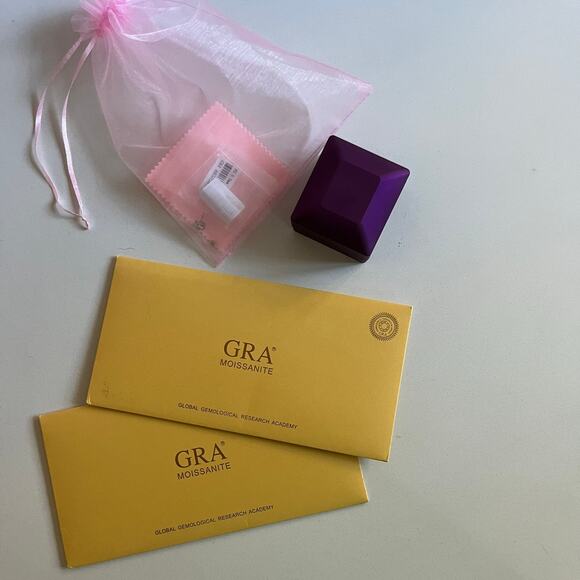 Moissanite Halo Earrings, OVER 1 cttw, COA Included 2x - Picture 8 of 13